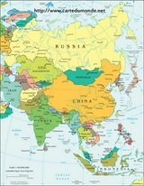 Asien Politische Landkarte