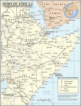 Karte Horn von Afrika Englisch