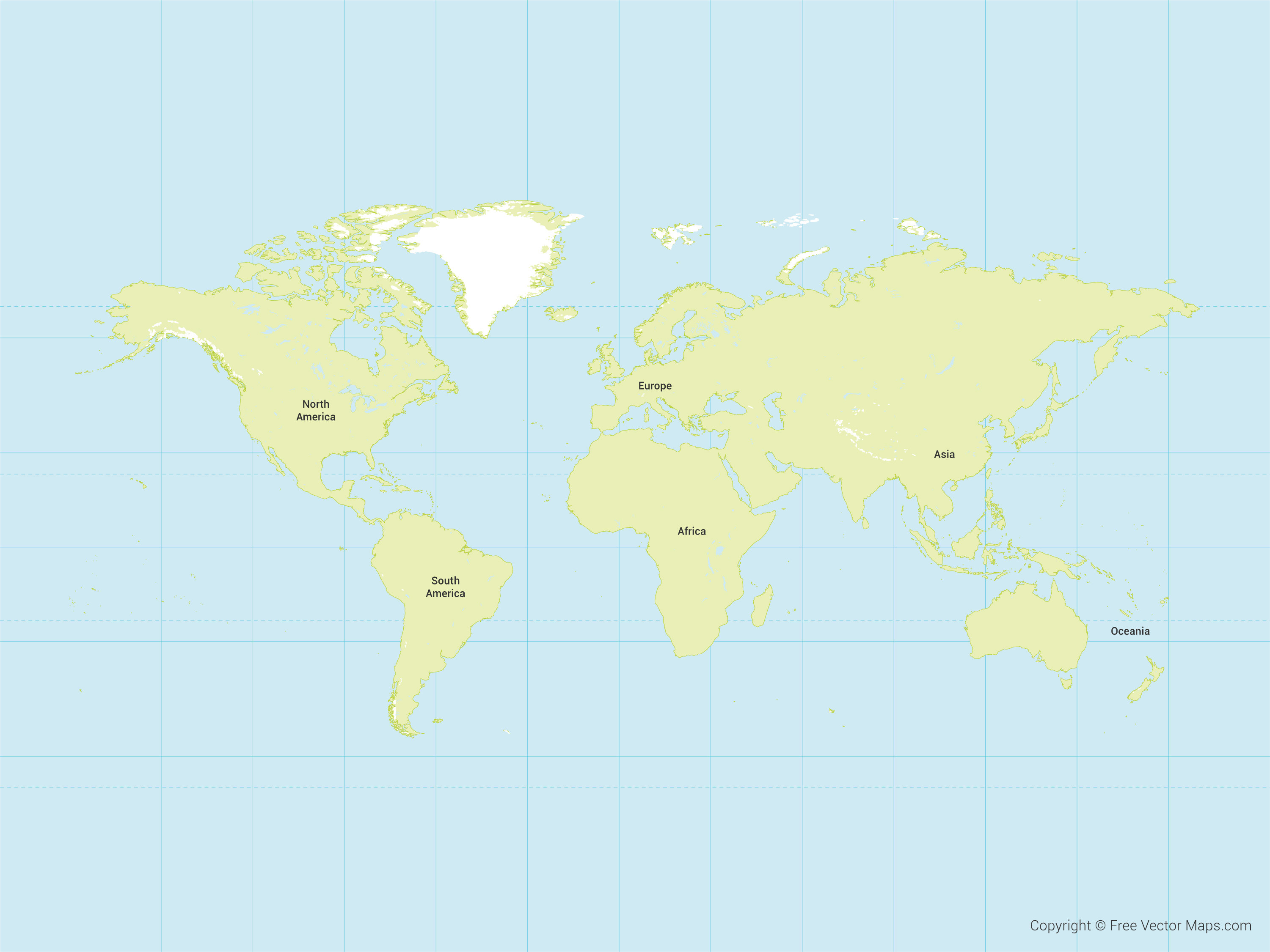 Carte du monde gratuite à imprimer