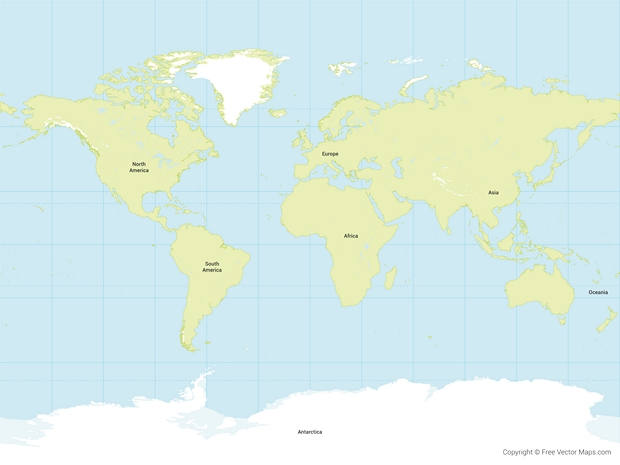 Gratis Kaart van de Wereld
