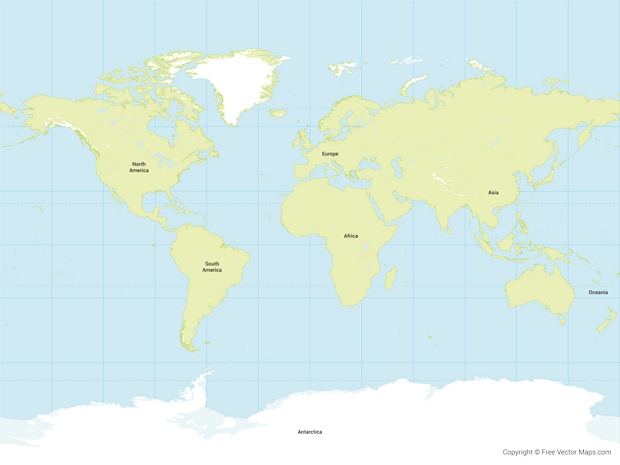 Gratis Mapa del Mundo