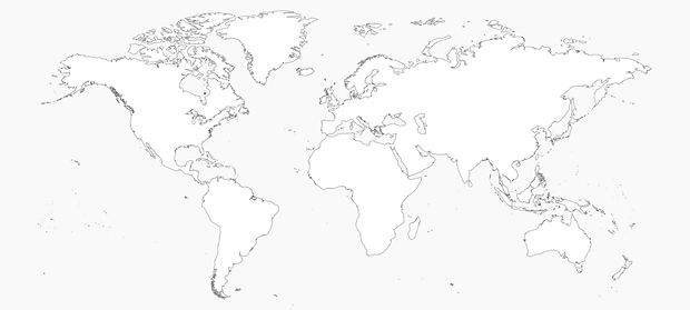 planisfeer wereldkaart