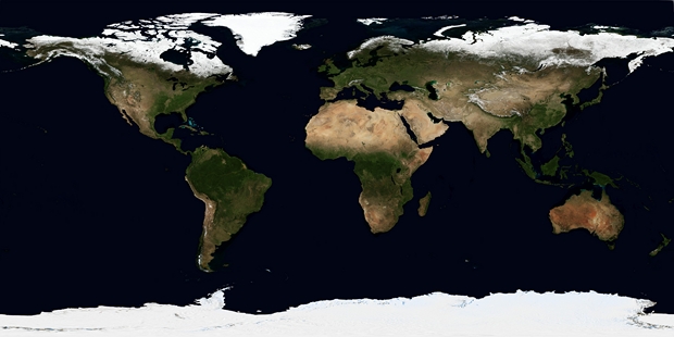 Kaart van de wereld