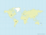 World Map Continent