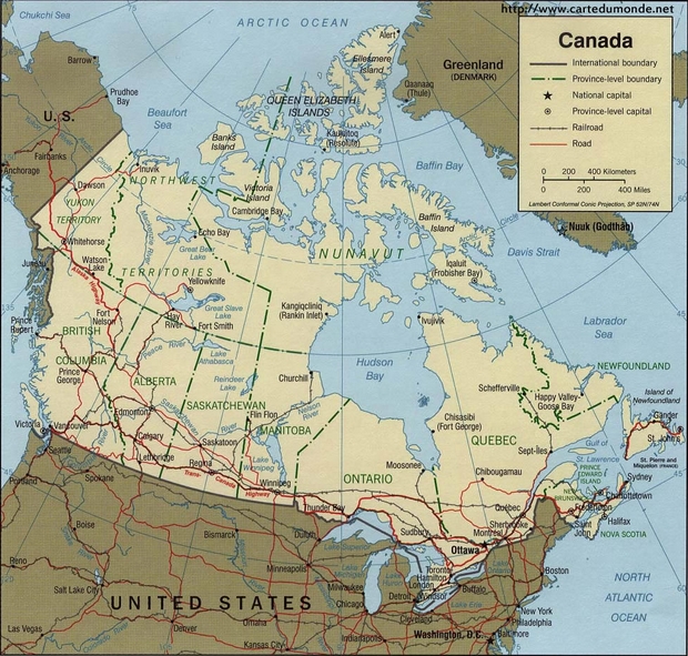 Carte Canada