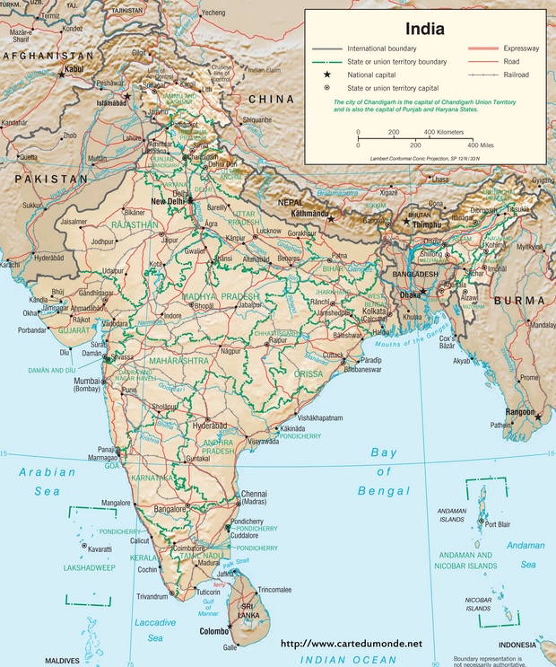 Mapa India