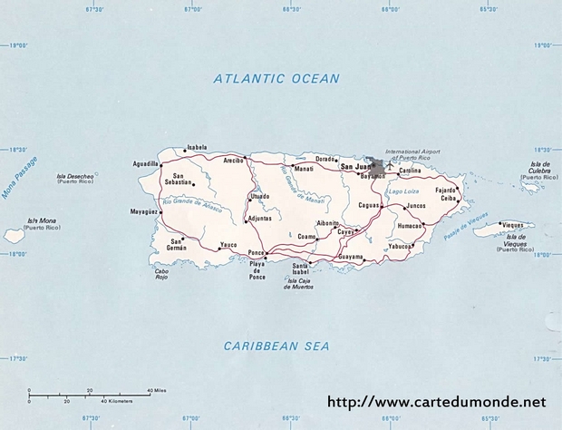 Carte Porto Rico