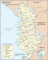 Carte Albanie