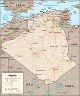 Carte Algérie