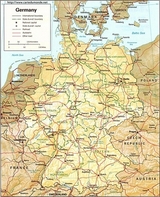 Kaart Duitsland