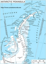 Mapa Antarktyda