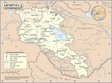 Karte Armenien