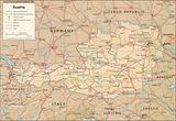 Kaart Oostenrijk