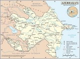 Mapa Azerbaiyán