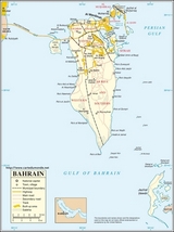 Mapa Bahrajn