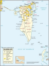 Mapa Bahrein