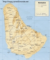 Map Barbados