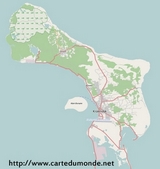 Mapa Bonaire, Sint Eustatius i Saba