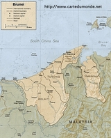 Mapa Brunei