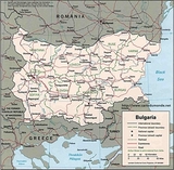 Karte Bulgarien