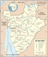 Karte Burundi