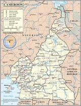 Mapa Kamerun