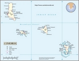 Carte Comores