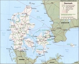 Carte Danemark