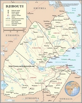 Carte Djibouti