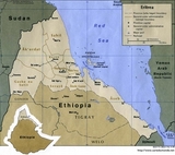 Mapa Eritrea