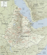 Kaart Ethiopië