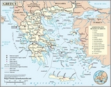 Kaart Griekenland