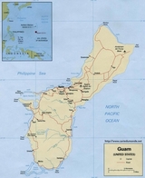 Mapa Guam