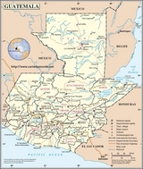 Carte Guatemala