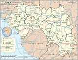 Mapa Guinea