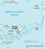 Mapa BVI