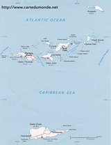 Map United States Virgin Islands