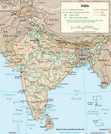 Kaart Indië