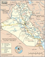 Kaart Irak