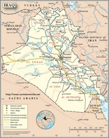 Mapa Irak