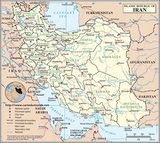 Mapa Irán