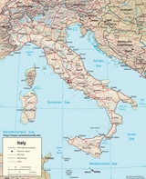 Mapa Włochy