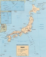 Carte Japon