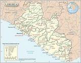 Kaart Liberia