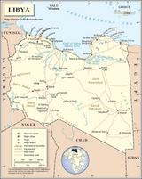 Map Libya