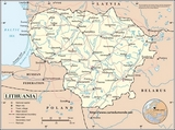 Karte Litauen