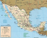 Karte Mexiko