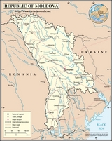 Kaart Moldavië