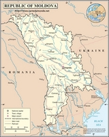 Mapa Moldavia