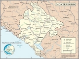 Carte Monténégro